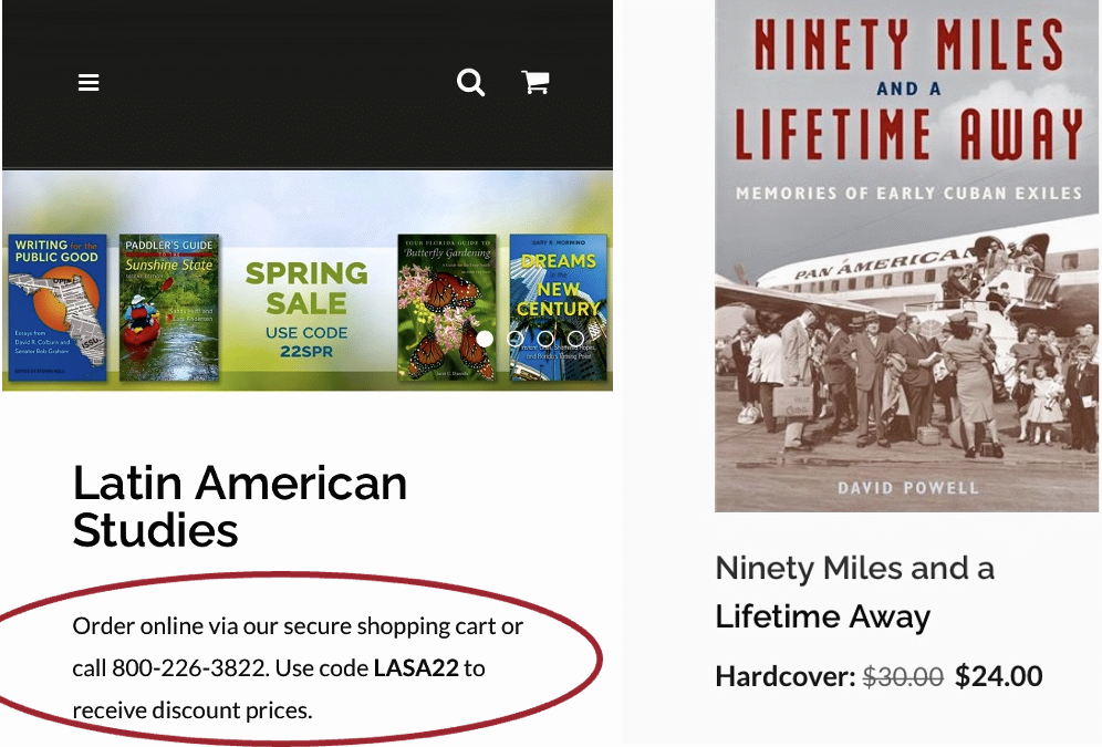 Discount price for my book